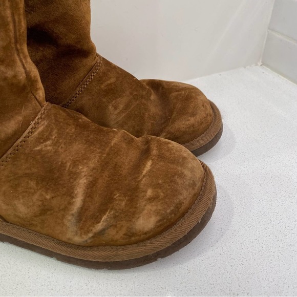 UGG Australia Suede Brown Tan Boots US 5 - Picture 2 of 9